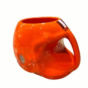 **Vintage 1986 Cleveland Browns Helmut Mug or Utensil Holder Orange/Brown**